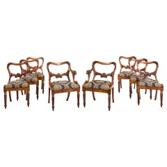 Set of Eight Regency Period Dining Chairs