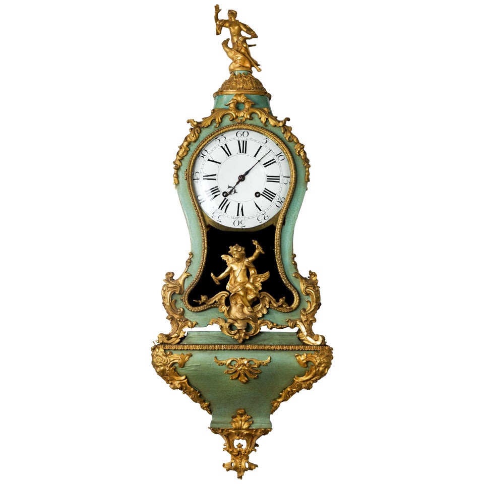 Louis XIV Period Clock on Bracket For Sale