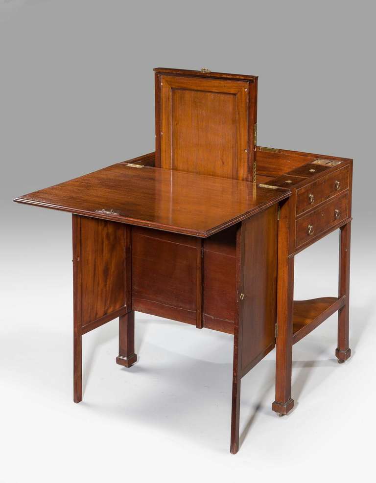 Late 18th Century George III Period Gentleman's Dressing Table