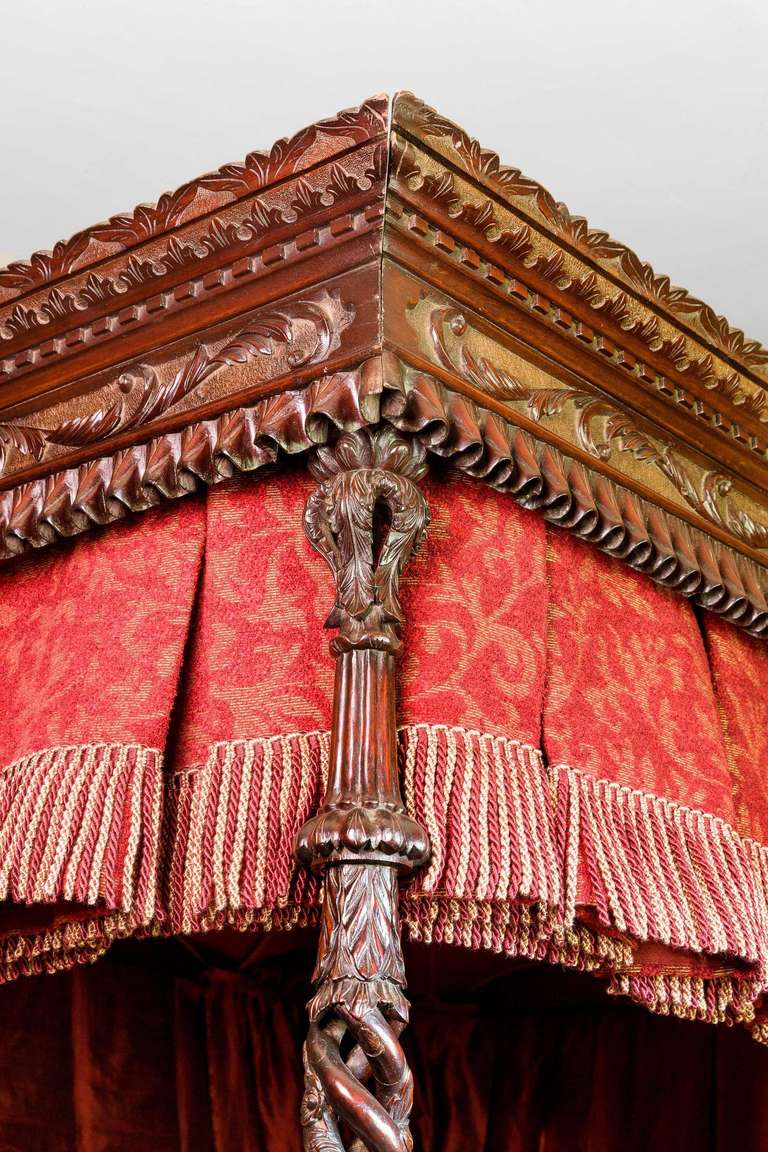 19th Century Anglo-Indian Four-Poster Bed 2