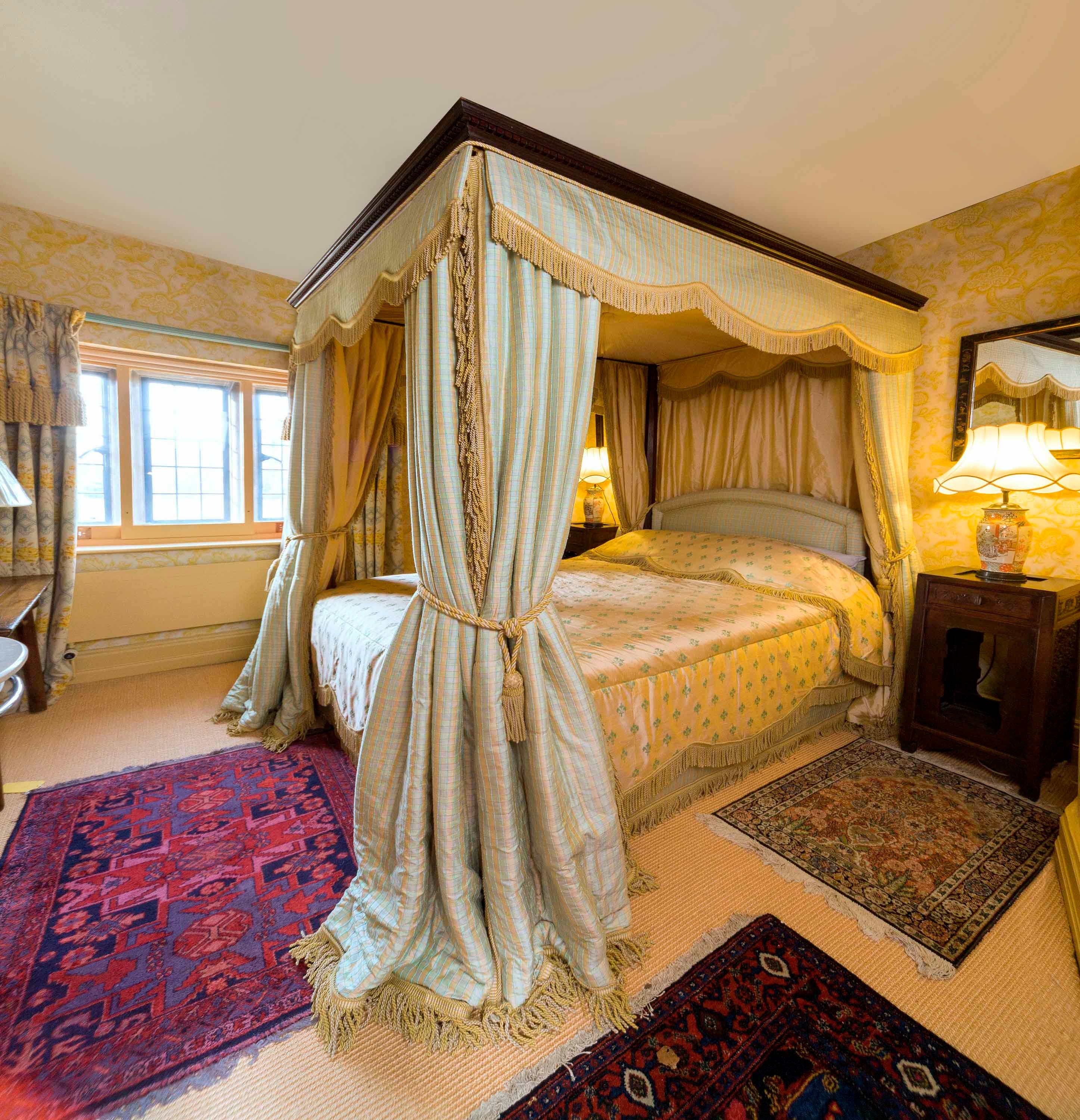 A George III Period Mahogany Four Poster Bed