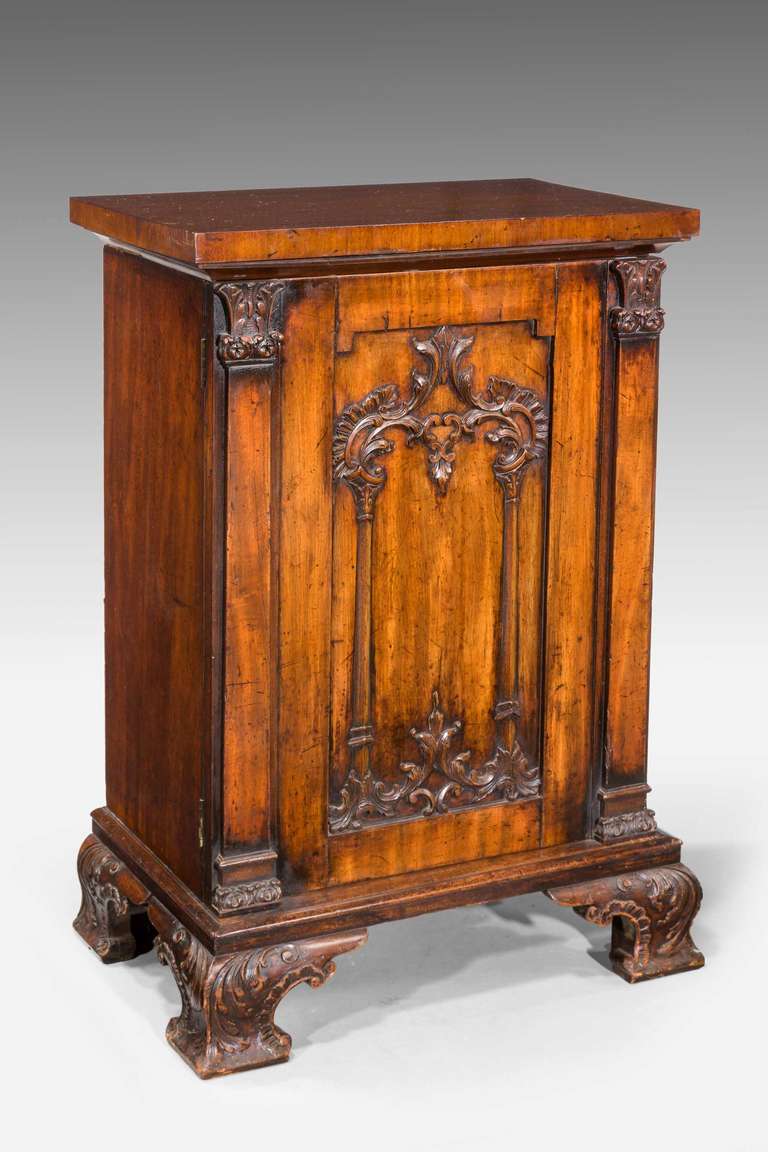 American Pair of Regency Period Mahogany Pedestal Cupboards
