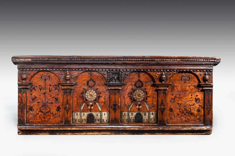 Mid-17th Century German Chest In Good Condition In Peterborough, Northamptonshire