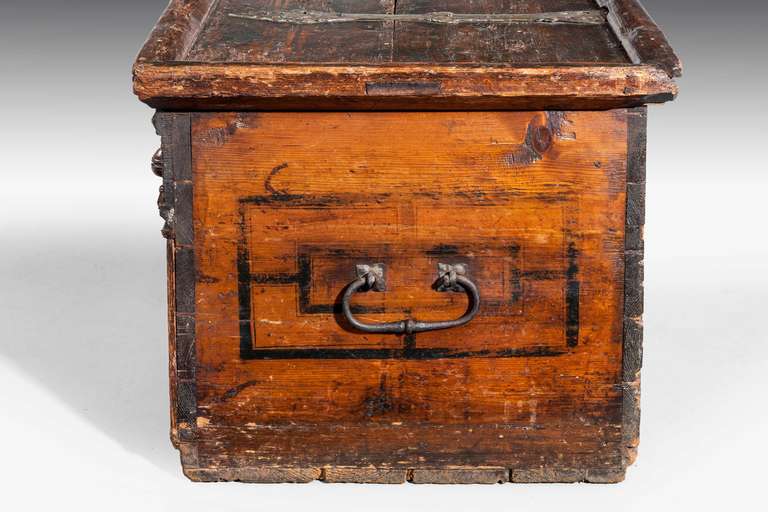 Mahogany Mid-17th Century German Chest