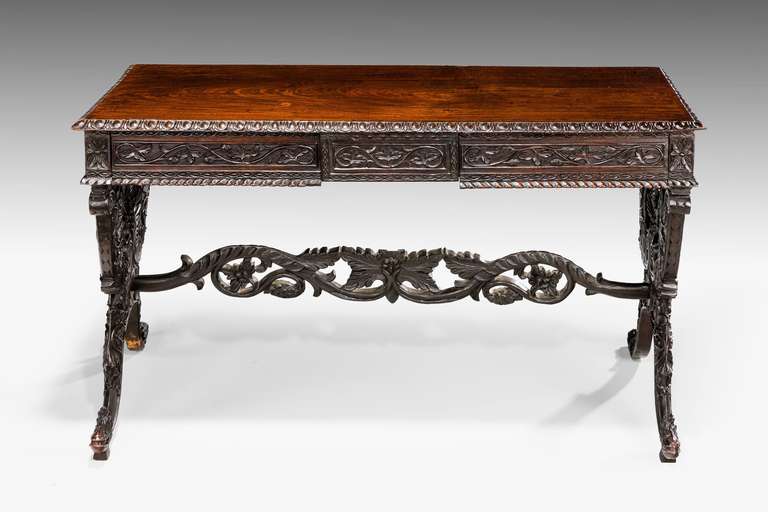 Indian Mid-19th Century Library Table