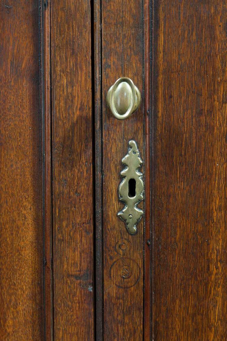 George III Oak Corner Cupboard 1