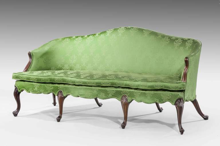 British George III Period Mahogany Sofa