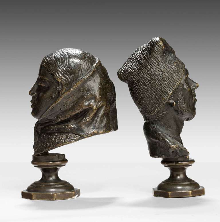 Pair of Mid-19th Century French Desk Bronzes 2