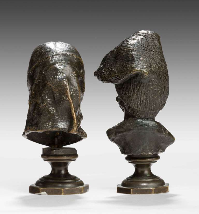 Pair of Mid-19th Century French Desk Bronzes 3