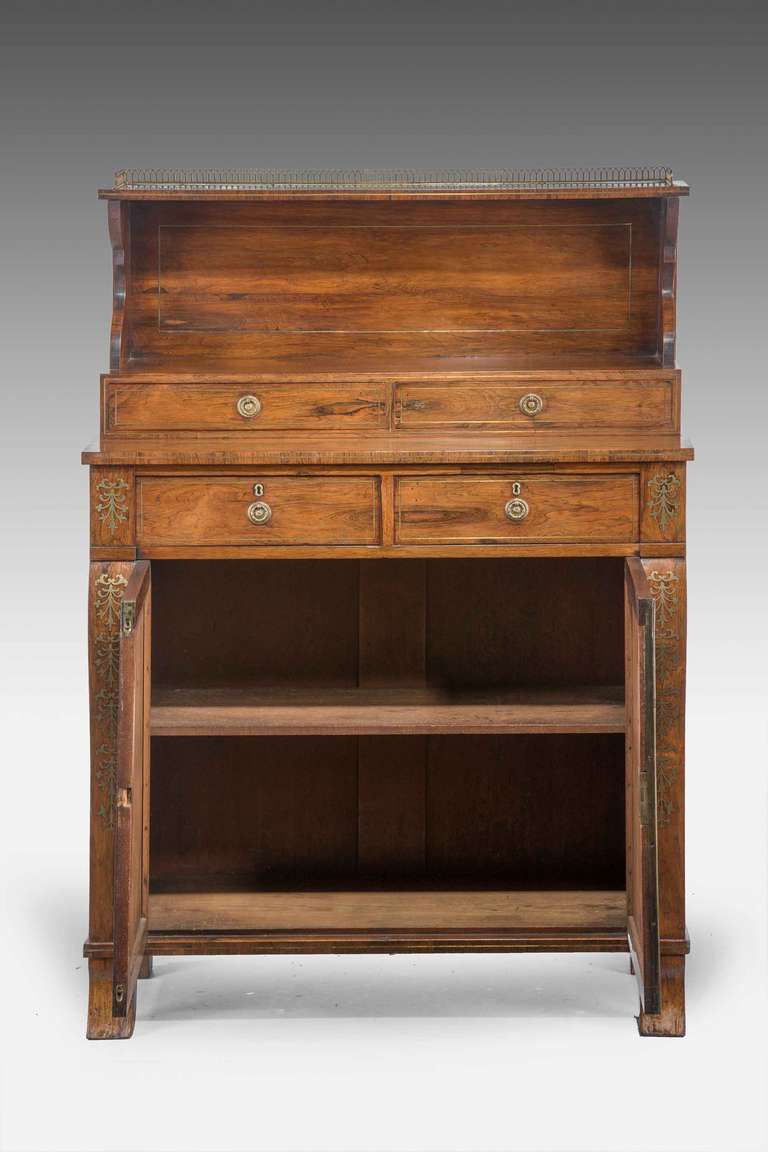Attractive Regency Period Side Cabinet In Good Condition In Peterborough, Northamptonshire