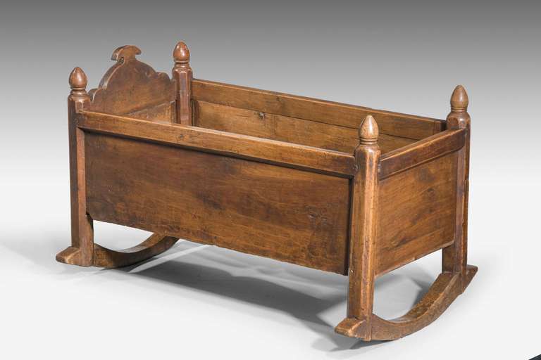 19th century continental chestnut cradle, good colour and patina.

RR.