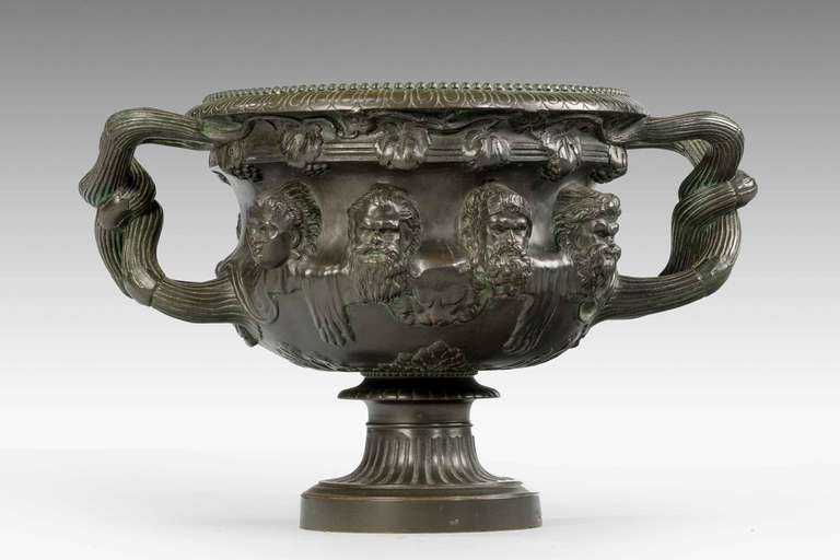 19th Century Bronze Warwick Vase at 1stDibs