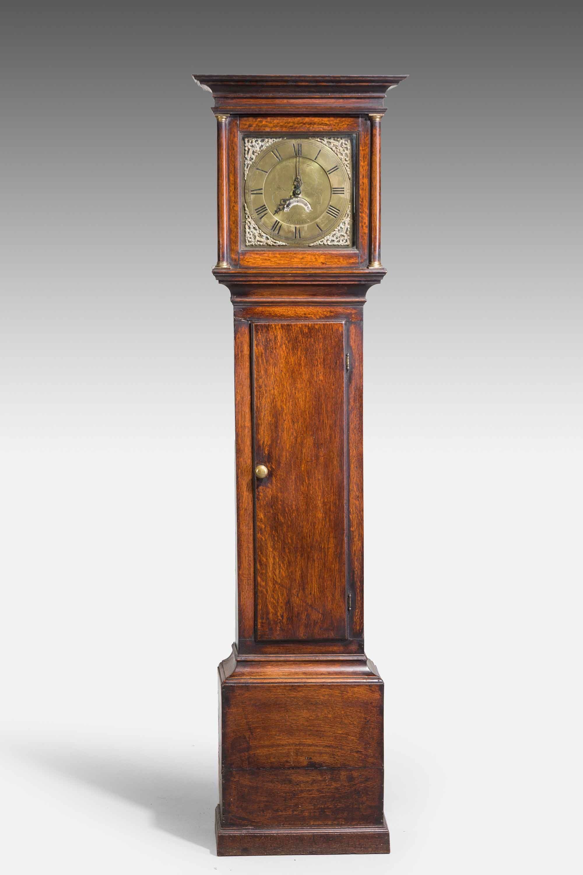 18th Century Longcase Clock by Mathews of Leighton