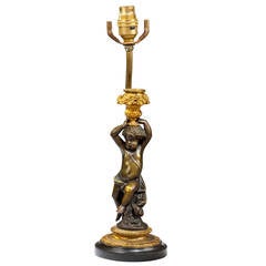 French 19th Century 'Putto' Lamp 12