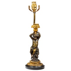 French 19th Century 'Putto' Lamp