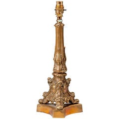 Late 19th Century French Column Lamp 11