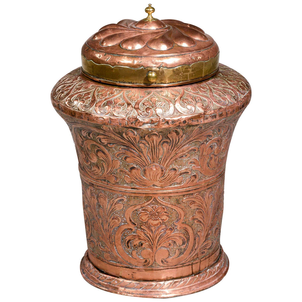 Mid-19th Century Eastern Lidded Vase