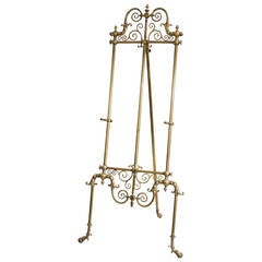 19th Century French Bronze Easel 5