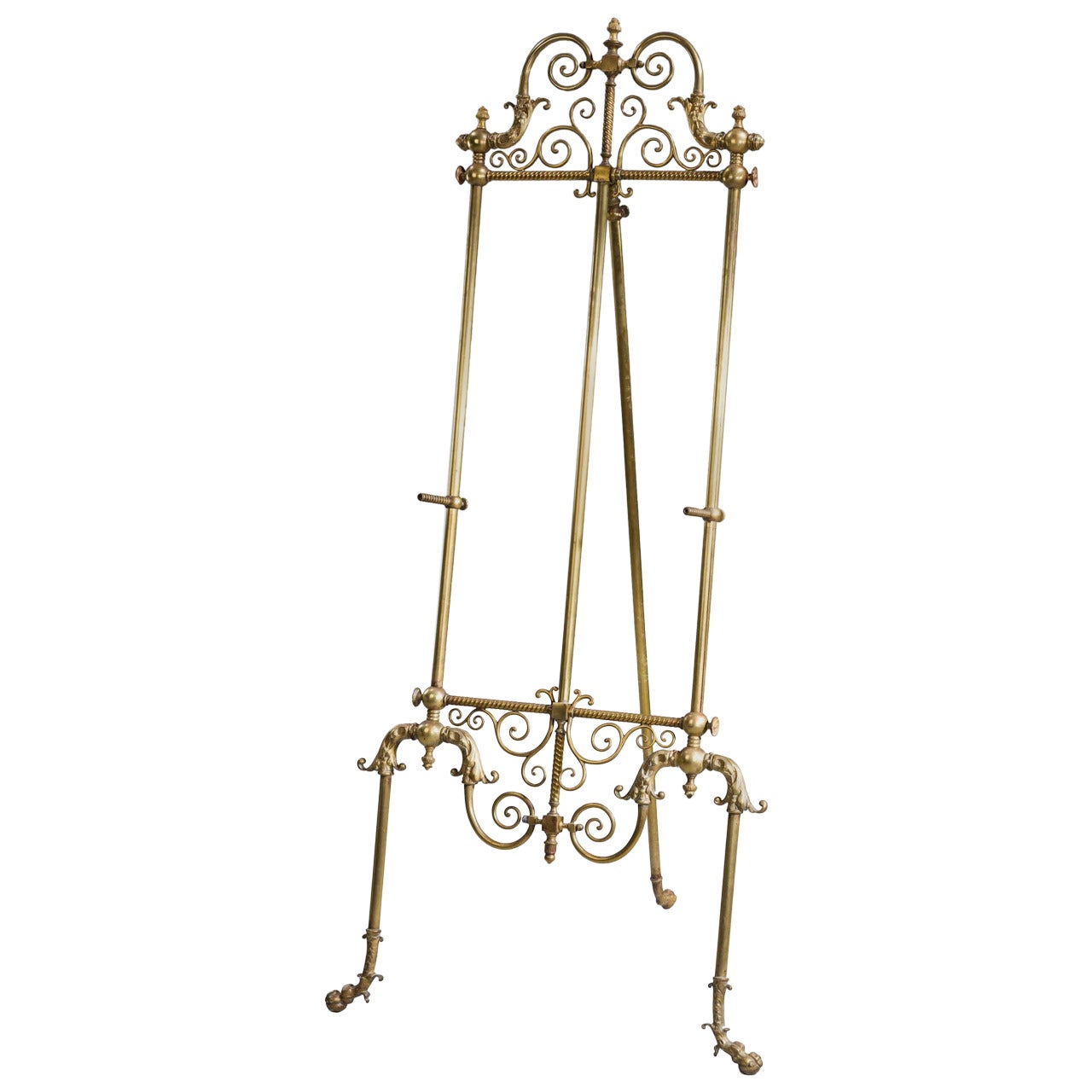 19th Century French Bronze Easel