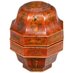 Antique 19th Century Chinese Tiffin Box