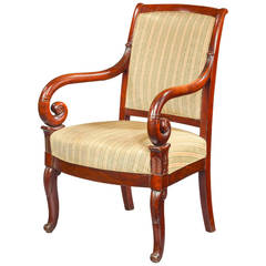 Empire Period French Elbow Chair