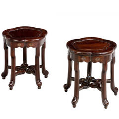 Pair of Late 19th Century Stools 4
