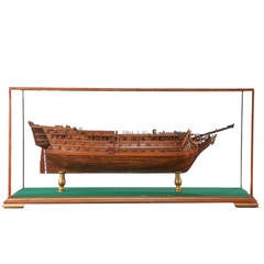 Antique 19th Century Model of Nelson's Flagship 'Victory'