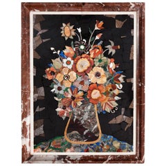 Antique 19th Century Pietra Dura Panel