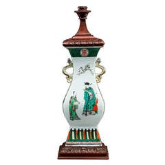 Good Cantonese Porcelain Lamp 3