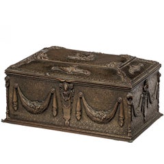 19th Century Bronze Casket