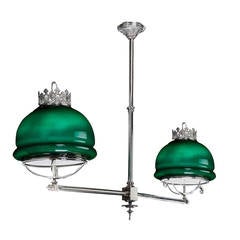 Early 20th Century Billiard Table Light