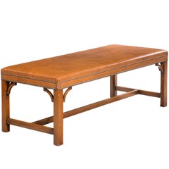 Late 20th Century Mahogany Stool