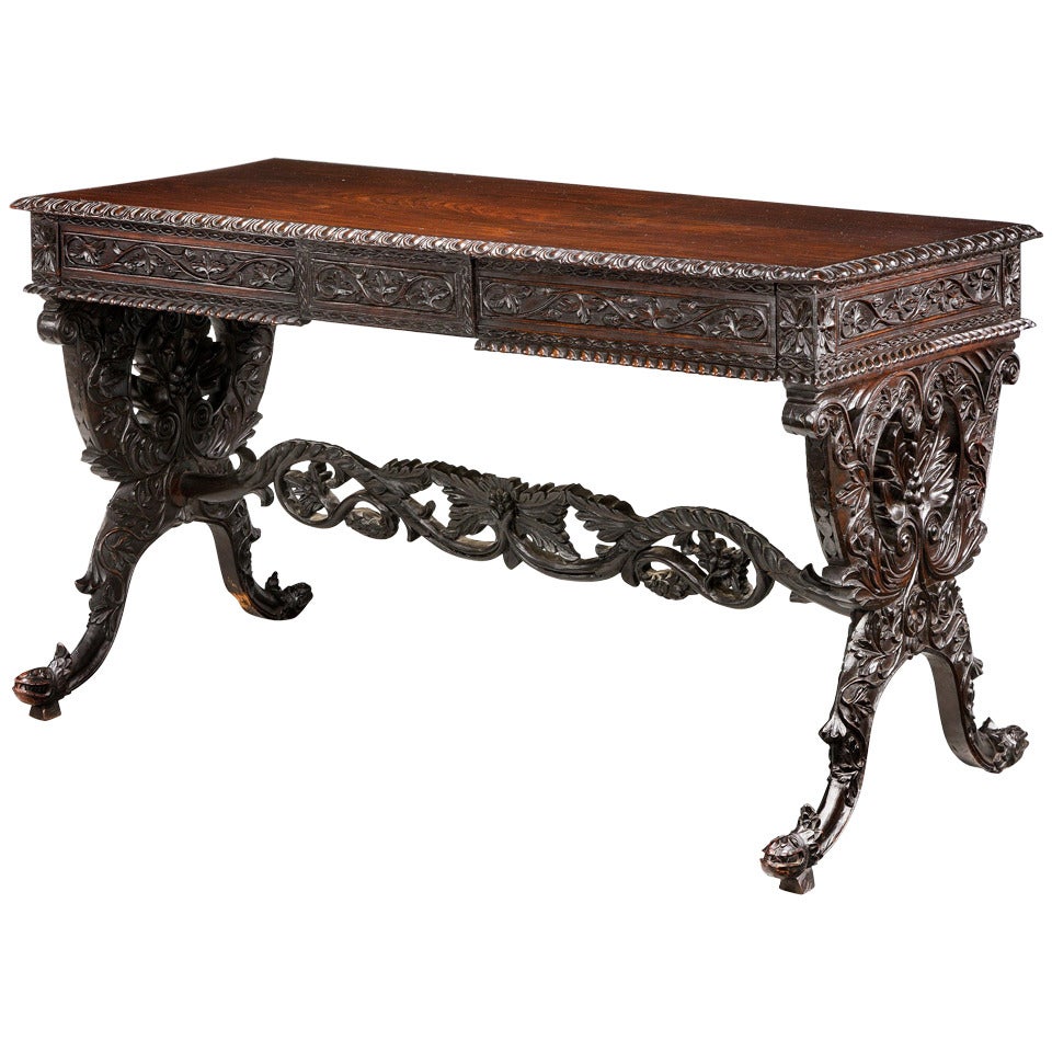 Mid-19th Century Library Table