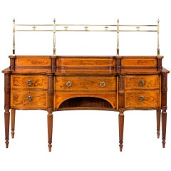 Antique Regency Period Mahogany Sideboard