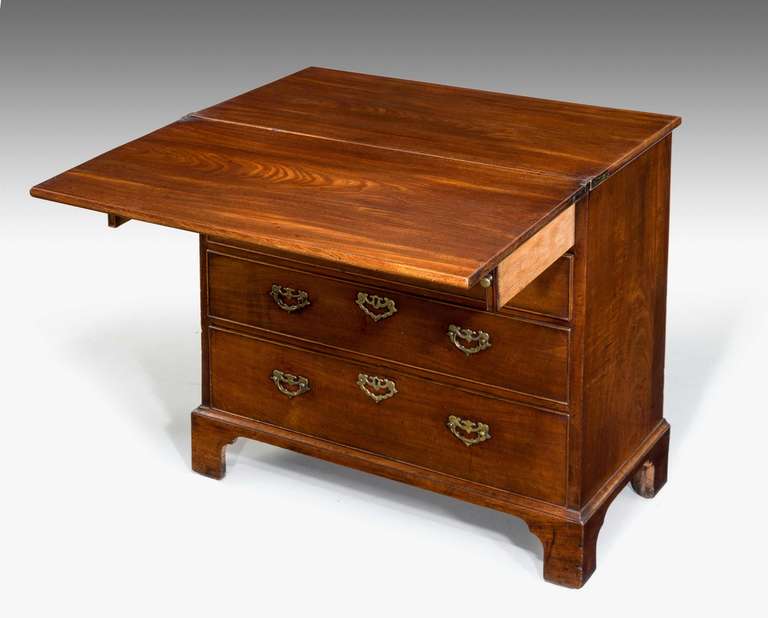 18th Century and Earlier Chippendale Period Mahogany Bachelors Chest For Sale