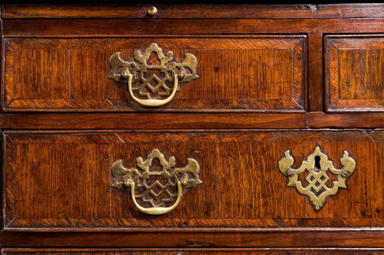 18th Century George III Period Oak Chest of Drawers