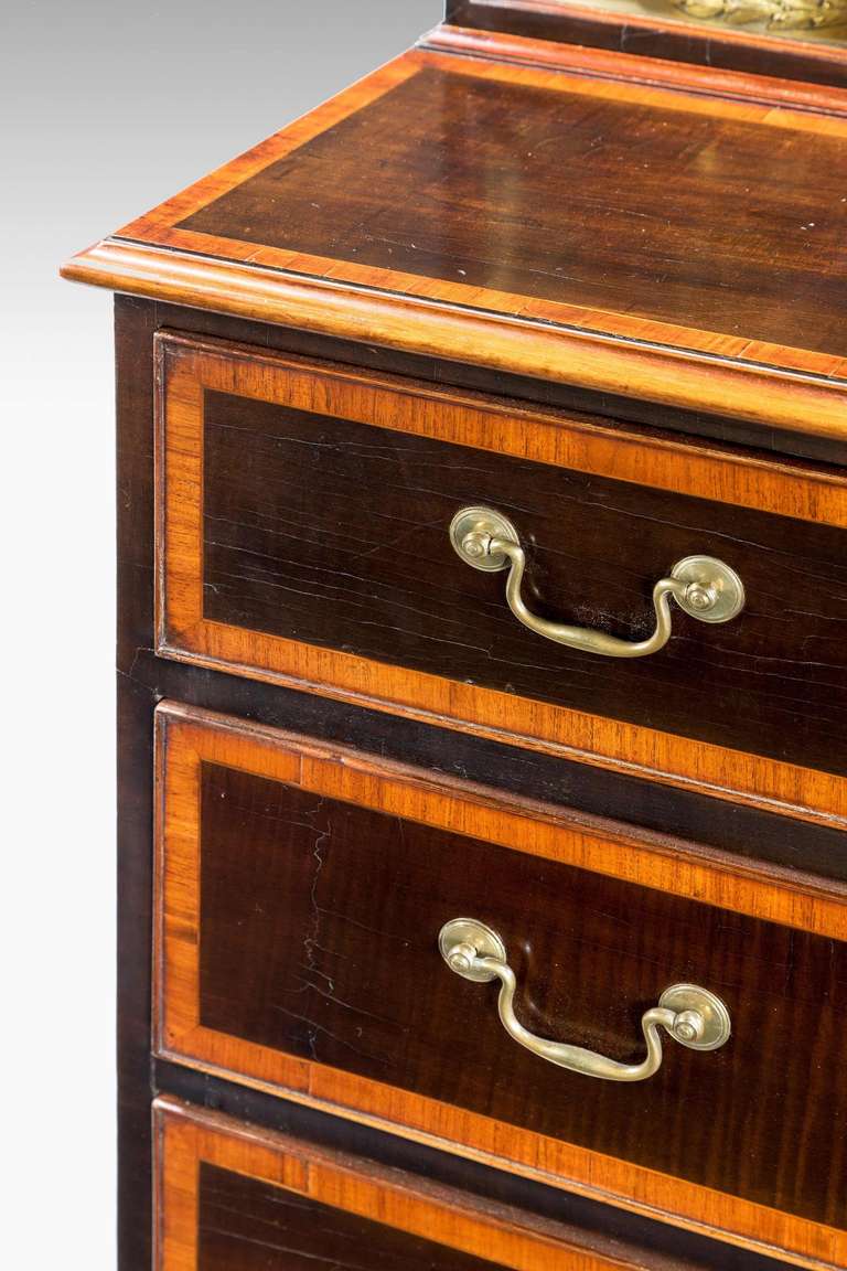 Mahogany Pair of George III Period Pier Cabinets