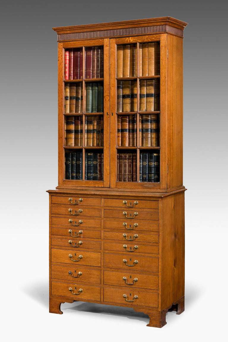 British 18th Century Oak Estate Cabinet
