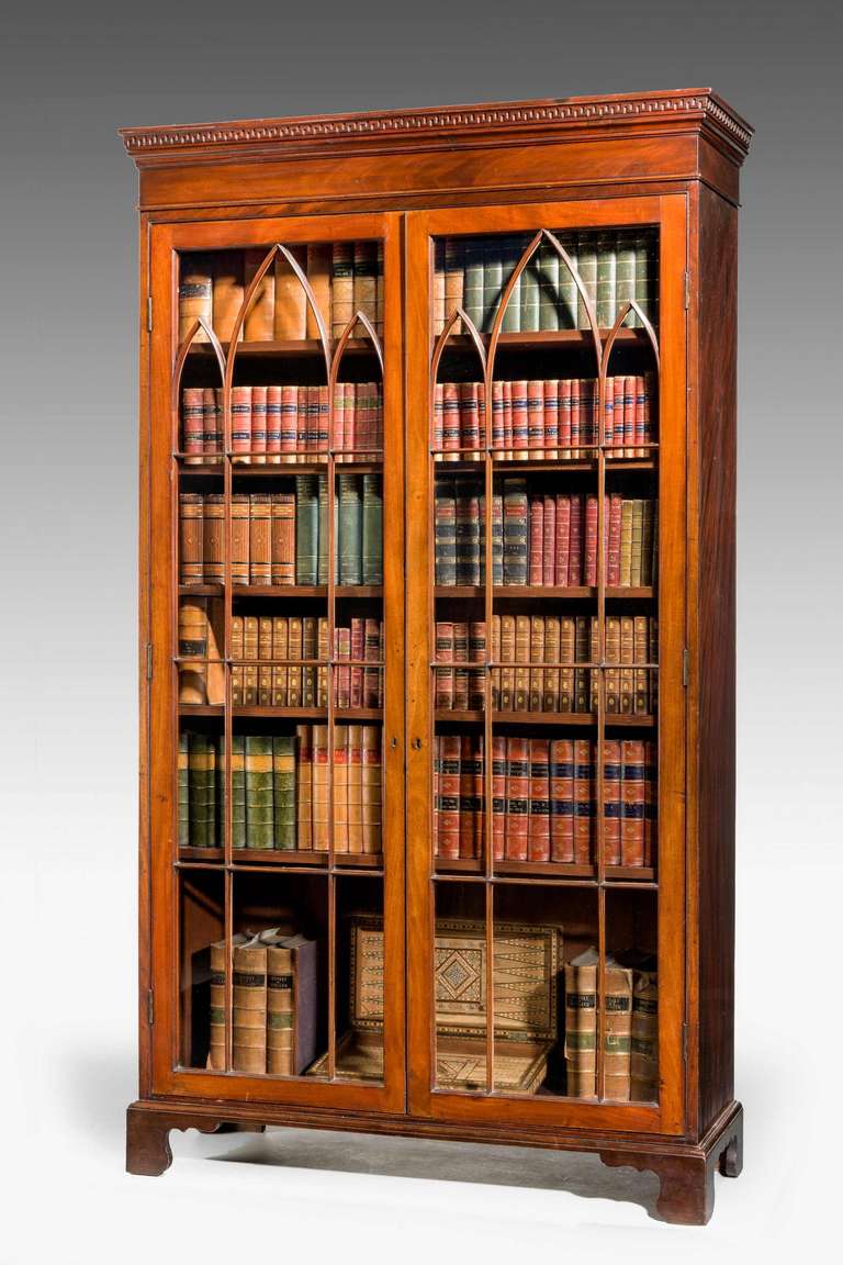 George III Period Mahogany Bookcase