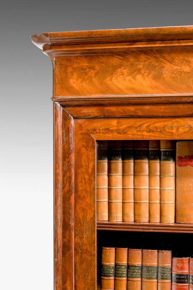 British 19th Century Walnut Bookcase