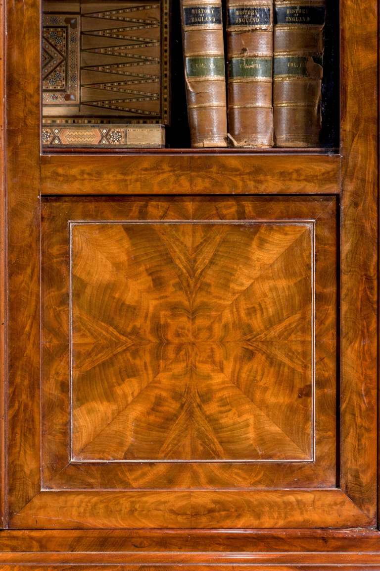 19th Century Walnut Bookcase 1