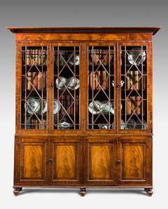 Regency Period Mahogany Library Bookcase