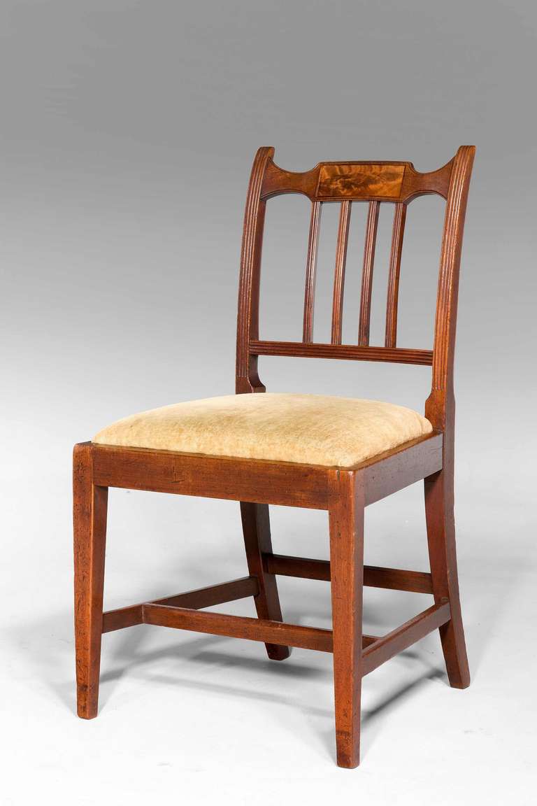 Mahogany  Eight George III Period Dining Chairs (Six Side Chairs plus Two Armchairs)