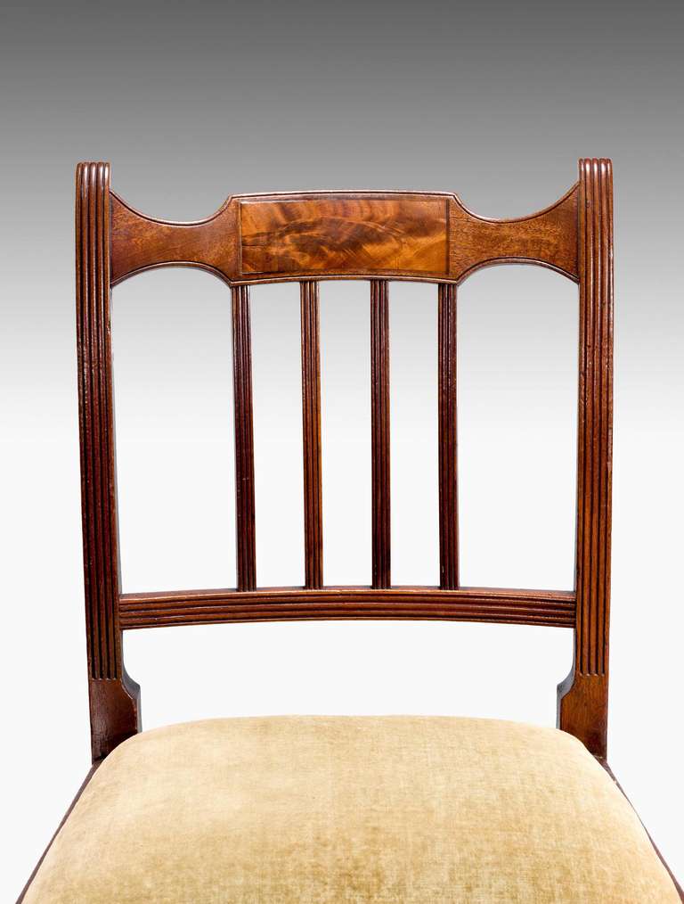  Eight George III Period Dining Chairs (Six Side Chairs plus Two Armchairs) 4
