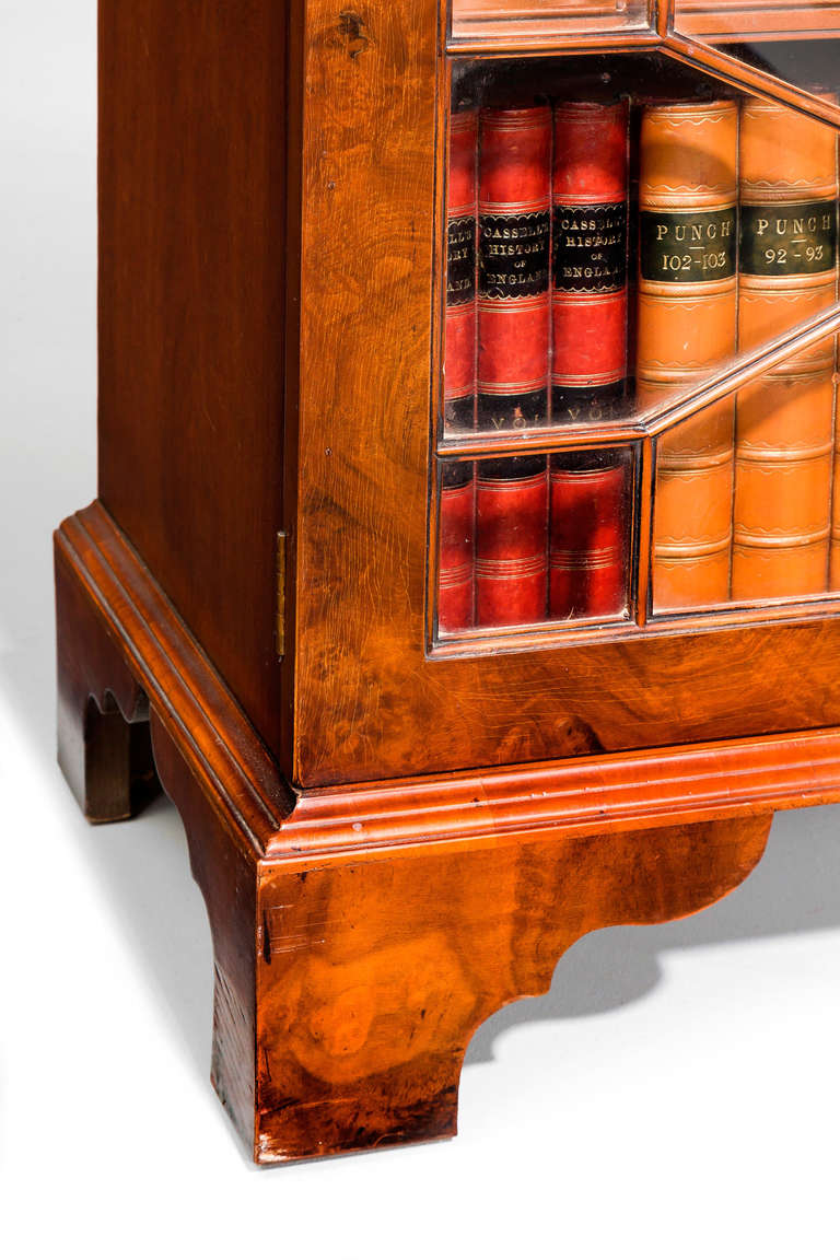Pair of Late 19th Century Design Mahogany Low Bookcases 1