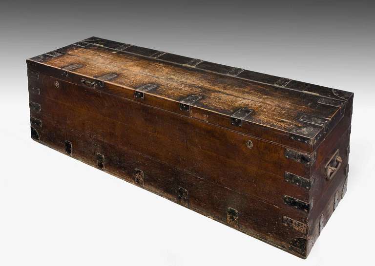 Lead Lined Oak Water Butt Trunk