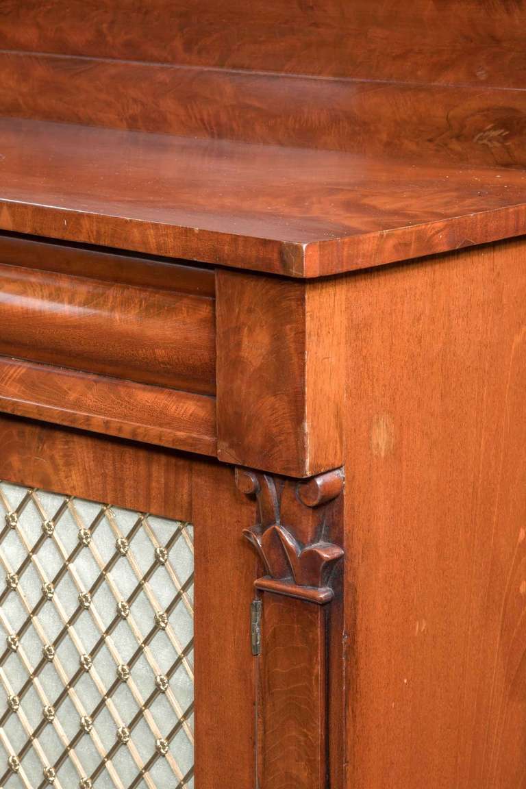 British Regency Period Mahogany Chiffonier