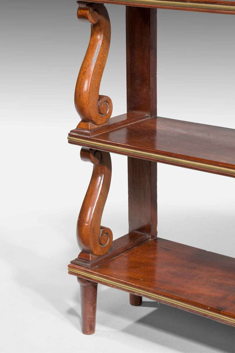 Regency Period 'Waterfall' Bookcase at 1stDibs