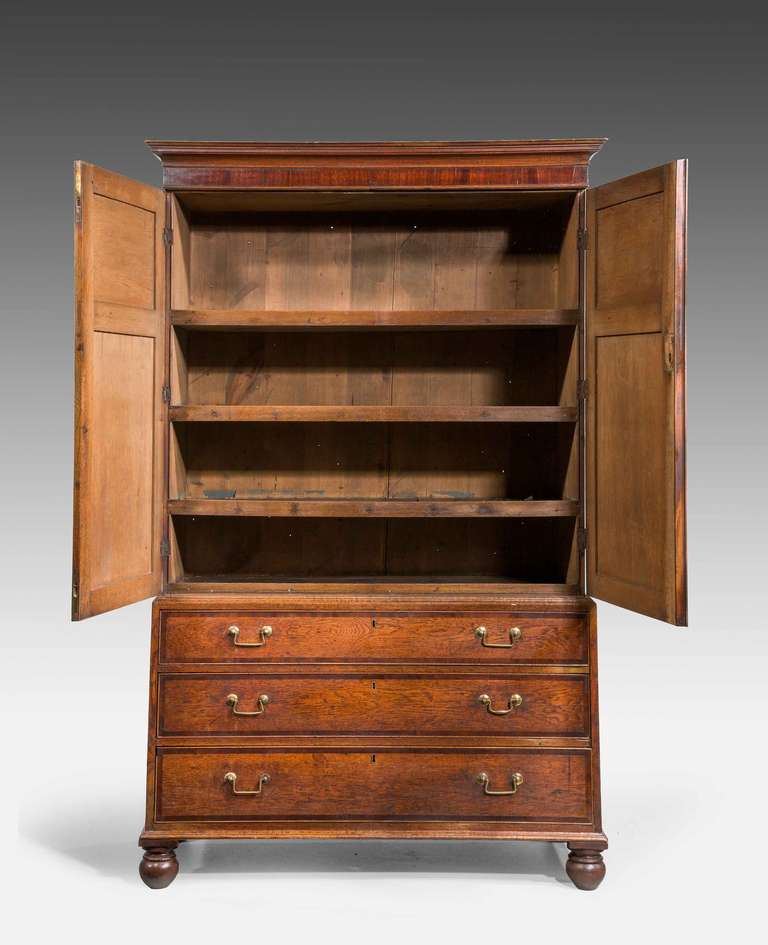 British George III Period Oak Press