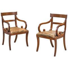 Pair of Regency Period Armchairs